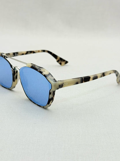 Pre - loved DIOR Cream & Black Sunglasses at Reems Closet