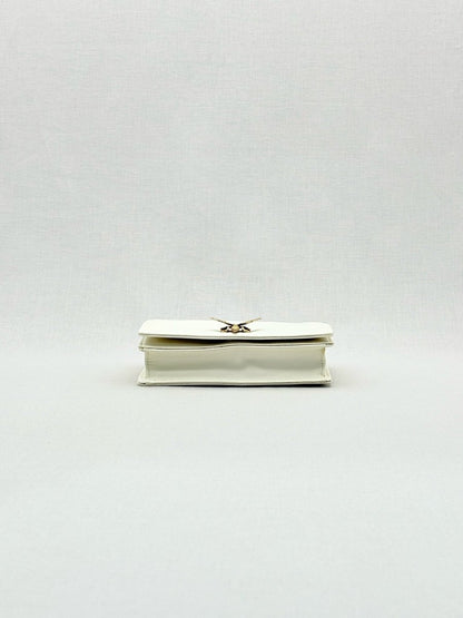 Pre - loved DIOR D - Bee White Clutch at Reems Closet