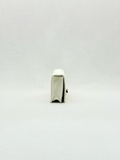 Pre - loved DIOR D - Bee White Clutch at Reems Closet