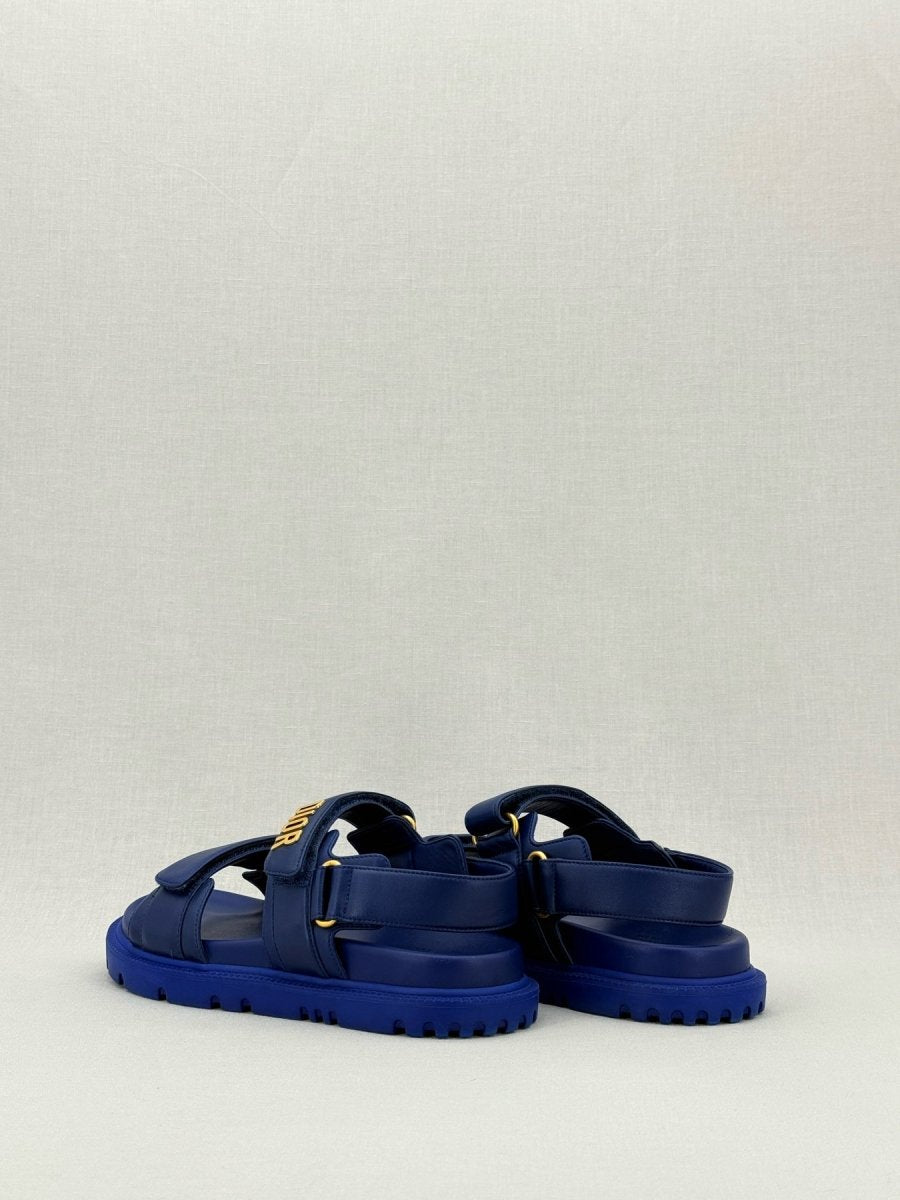 Pre - loved DIOR DiorAct Blue Size EU 37 Sandals at Reems Closet