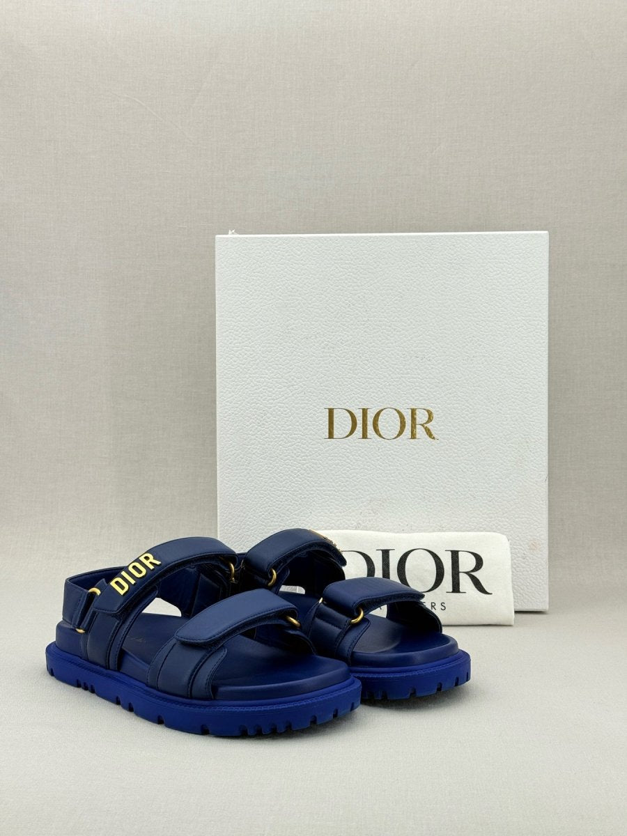 Pre - loved DIOR DiorAct Blue Size EU 37 Sandals at Reems Closet