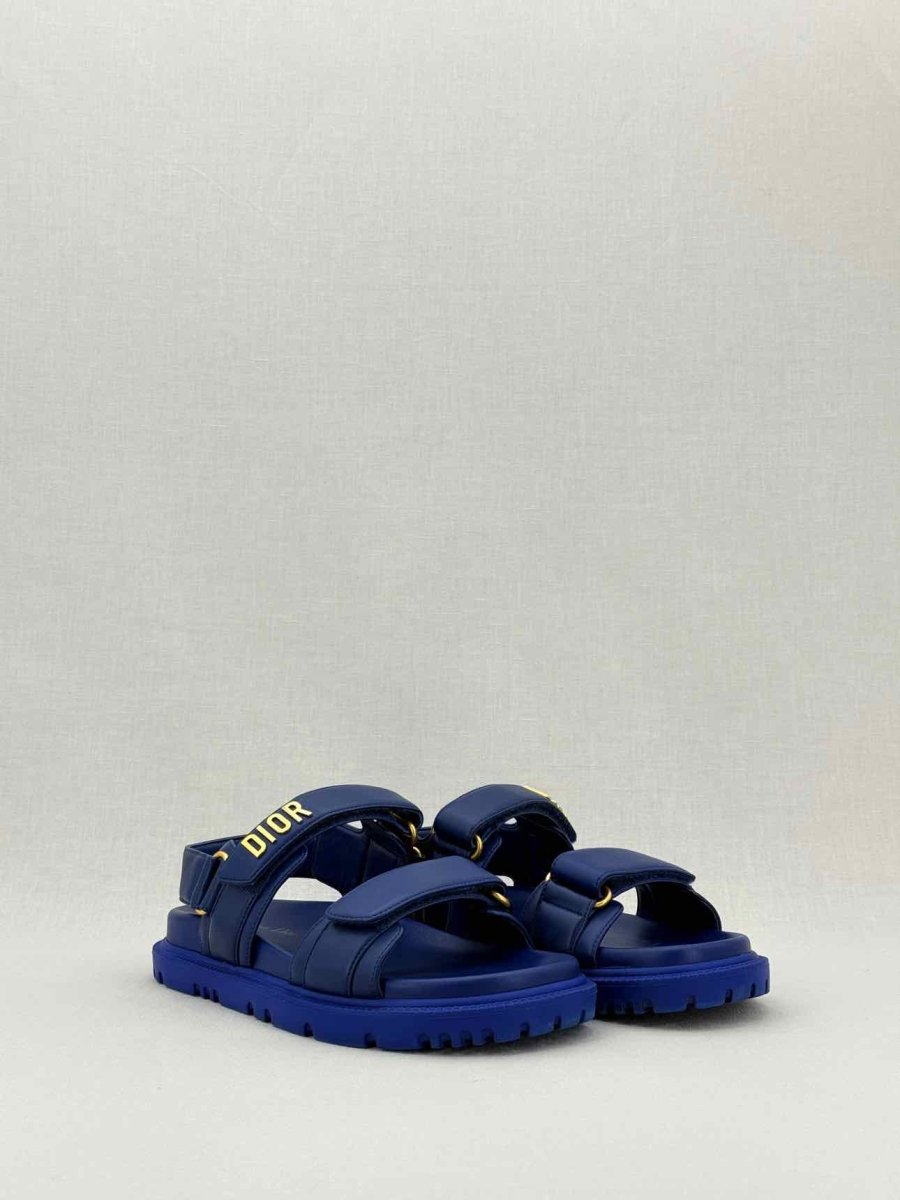 Pre - loved DIOR DiorAct Blue Size EU 37 Sandals at Reems Closet