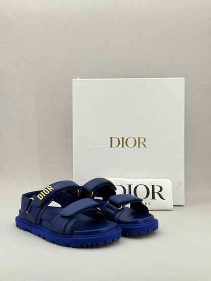 Pre - loved DIOR DiorAct Blue Size EU 37 Sandals at Reems Closet