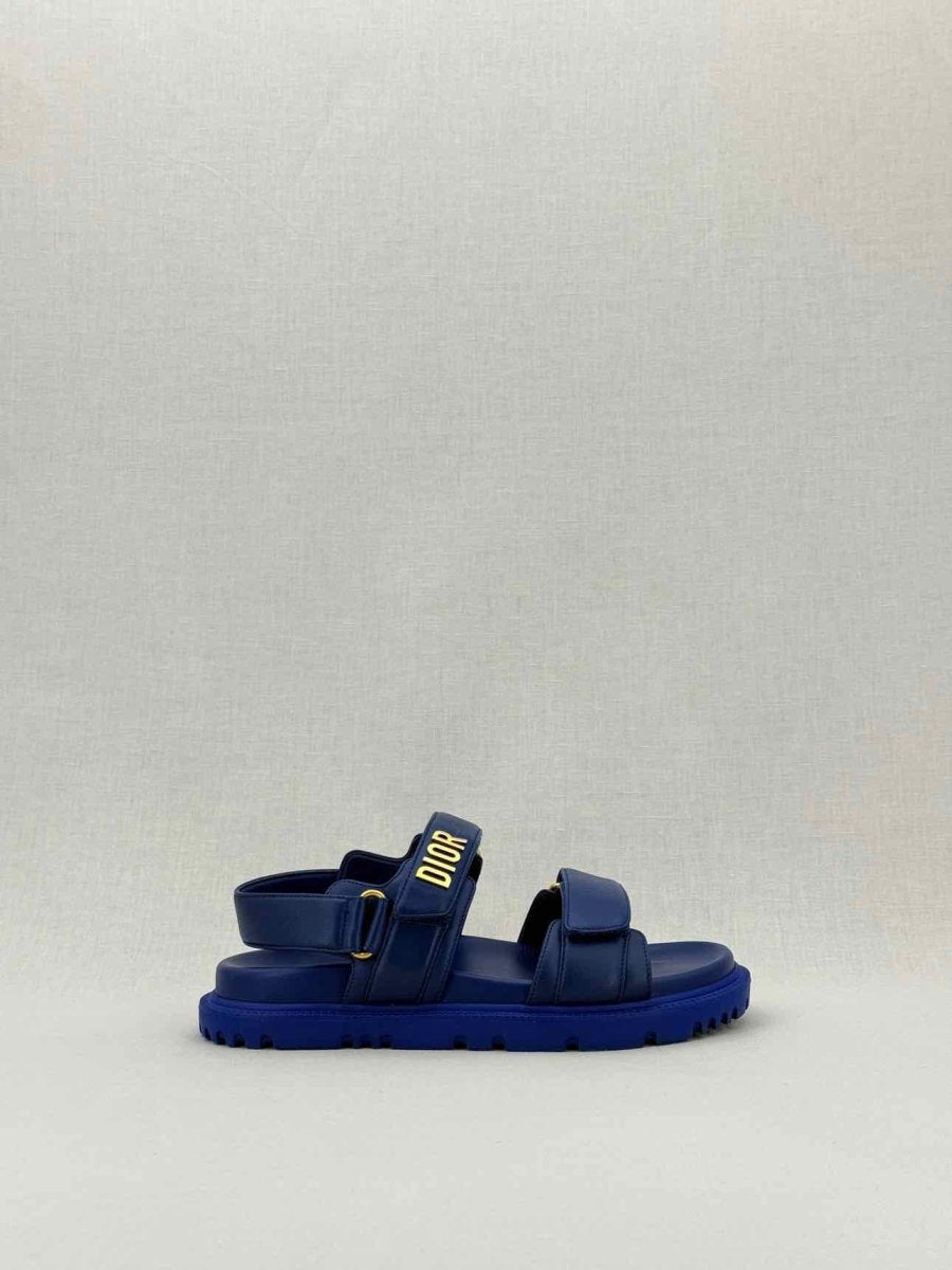 Pre - loved DIOR DiorAct Blue Size EU 37 Sandals at Reems Closet