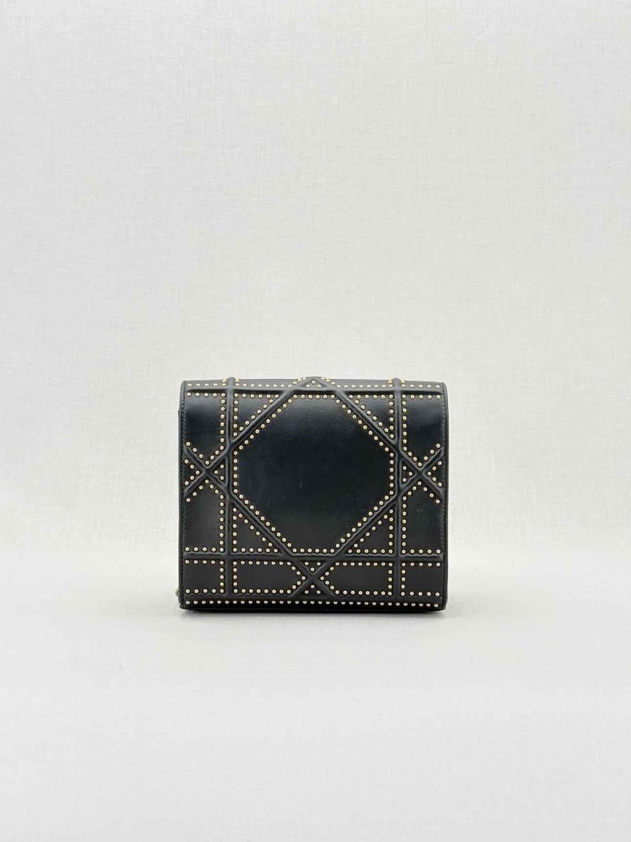 Pre - loved DIOR Diorama Black Shoulder Bag at Reems Closet