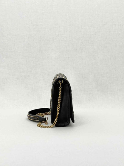 Pre - loved DIOR Diorama Black Shoulder Bag at Reems Closet