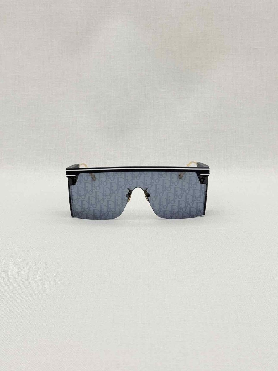 Pre - loved DIOR DiorClub Blue Oblique Sunglasses at Reems Closet