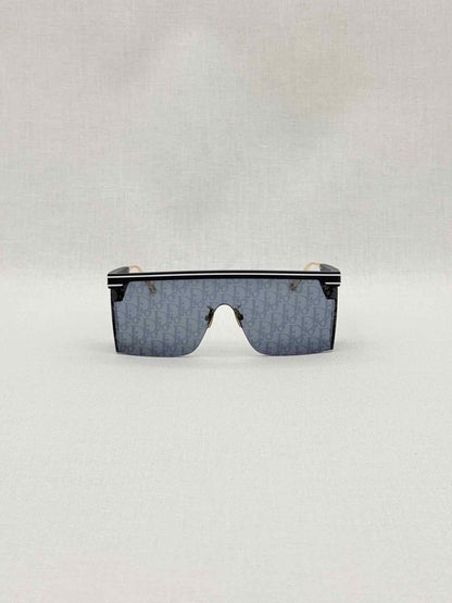 Pre - loved DIOR DiorClub Blue Oblique Sunglasses at Reems Closet