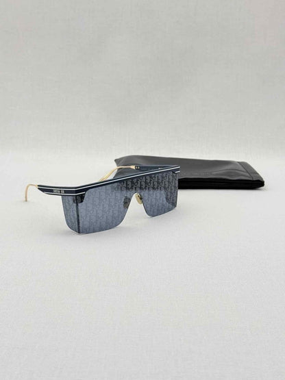 Pre - loved DIOR DiorClub Blue Oblique Sunglasses at Reems Closet