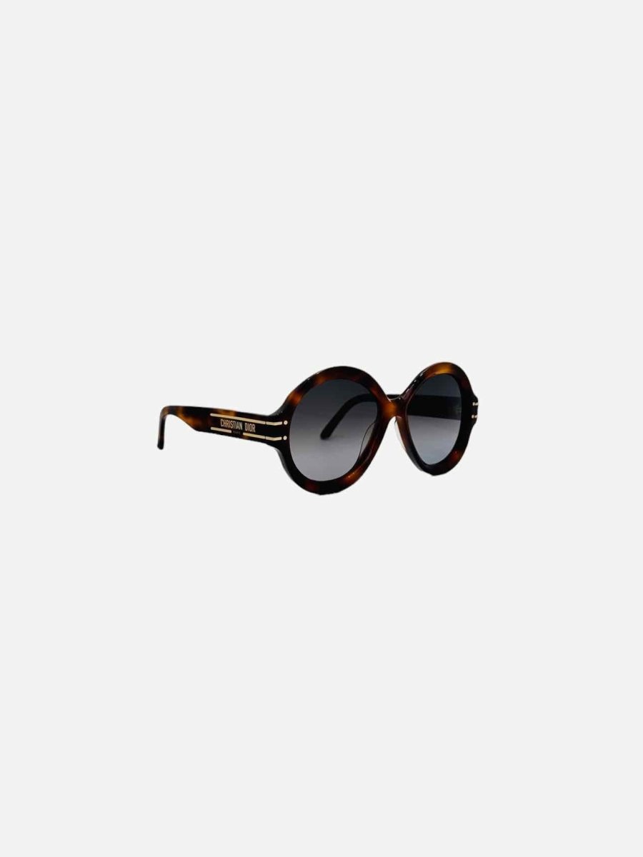 Pre - loved DIOR DiorSignature Tortoise Sunglasses at Reems Closet