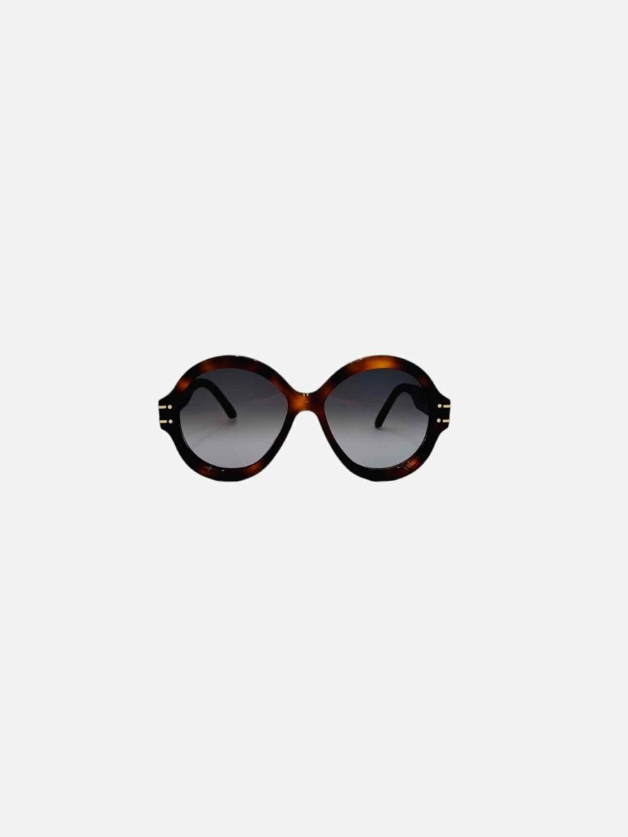 Pre - loved DIOR DiorSignature Tortoise Sunglasses at Reems Closet