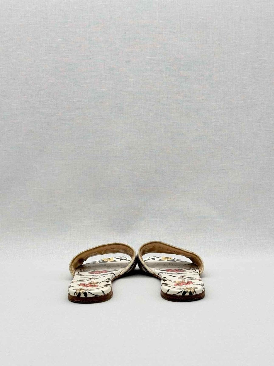 Pre - loved DIOR Dway Beige Multicolor Size EU 35.5 Flats at Reems Closet