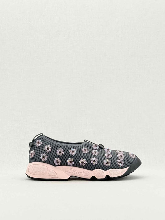 Pre - loved DIOR Grey & Pink Size EU 39.5 Sneakers at Reems Closet