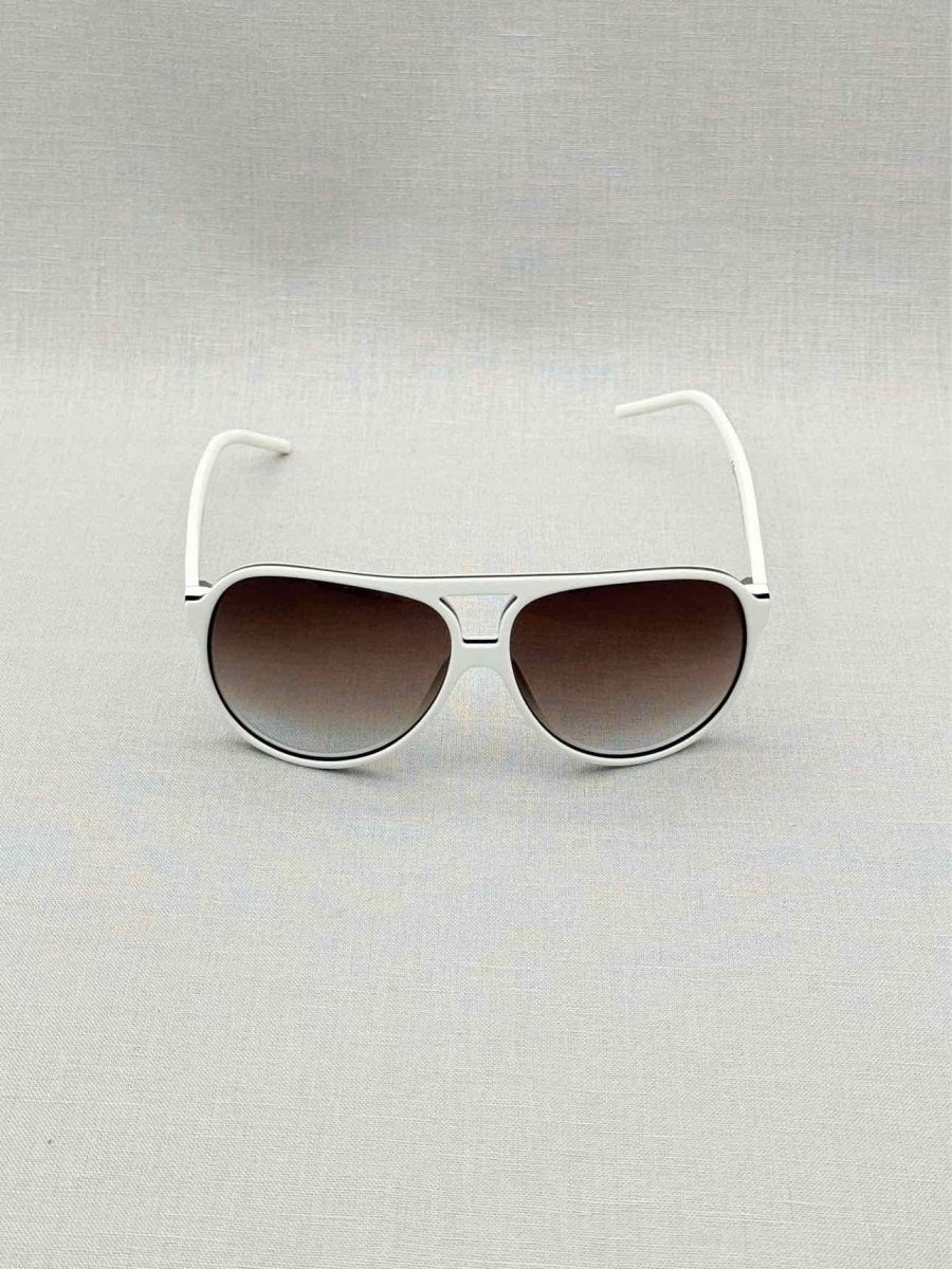 Pre-loved DIOR HOMME White & Black Sunglasses at Reems Closet