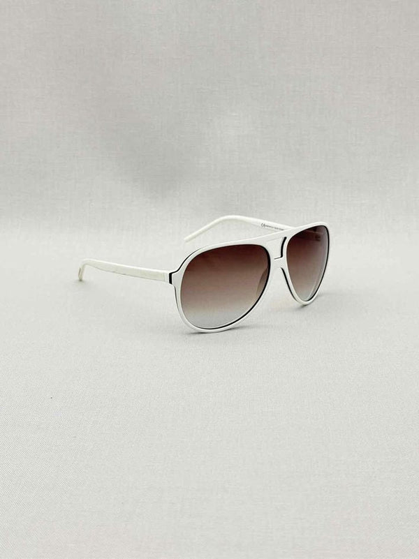 Pre-loved DIOR HOMME White & Black Sunglasses at Reems Closet