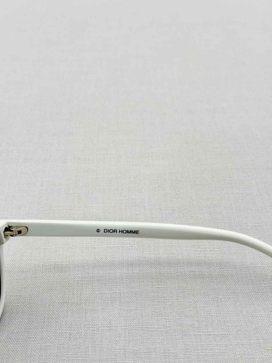 Pre-loved DIOR HOMME White & Black Sunglasses at Reems Closet