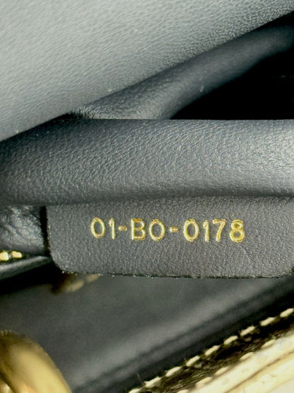 Pre - loved DIOR Lady Dior Bronze Micro Cannage Top Handle at Reems Closet