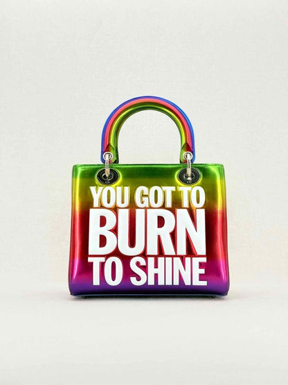 Pre - loved DIOR Limited Edition Multicolor Top Handle at Reems Closet