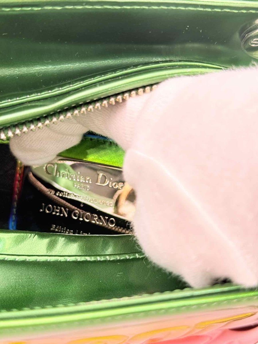 Pre - loved DIOR Limited Edition Multicolor Top Handle at Reems Closet