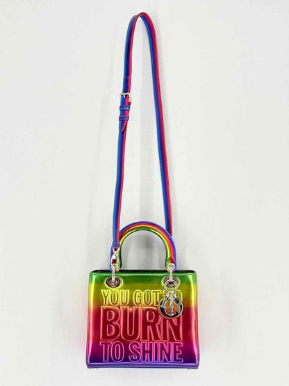 Pre - loved DIOR Limited Edition Multicolor Top Handle at Reems Closet