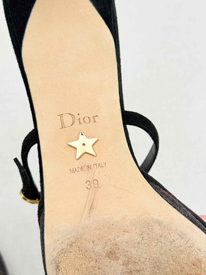 Pre - loved DIOR Mesh Lips Black Size EU 39 Pumps at Reems Closet