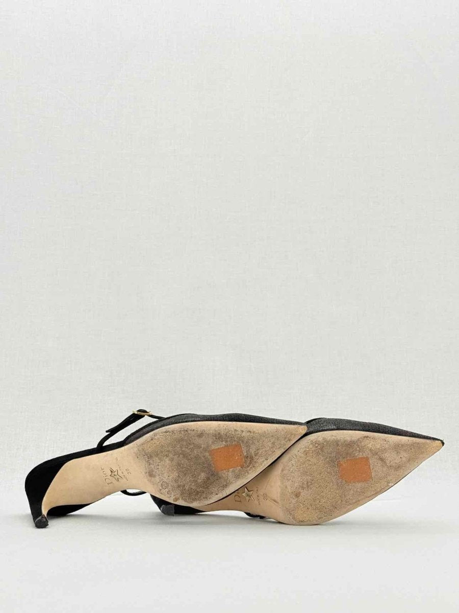 Pre - loved DIOR Mesh Lips Black Size EU 39 Pumps at Reems Closet