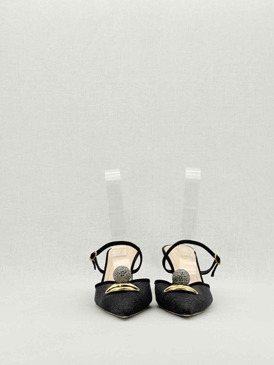 Pre - loved DIOR Mesh Lips Black Size EU 39 Pumps at Reems Closet