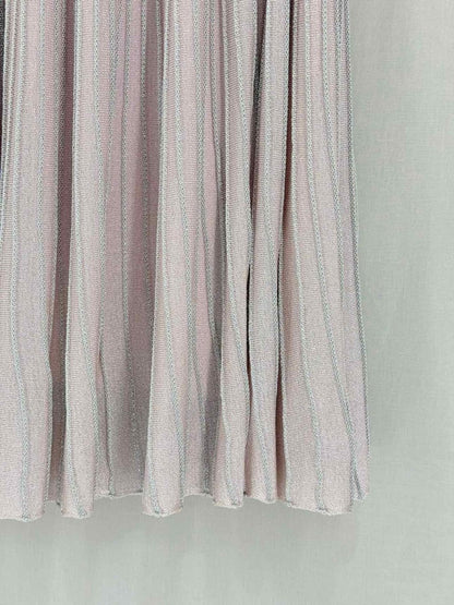 Pre-loved DIOR Metallic Pink Size US 8 Short Dress at Reems Closet
