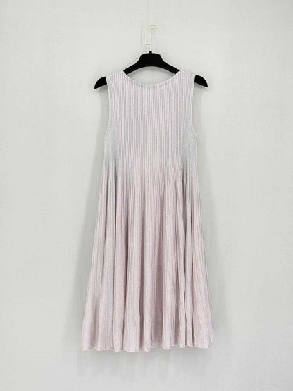 Pre-loved DIOR Metallic Pink Size US 8 Short Dress at Reems Closet
