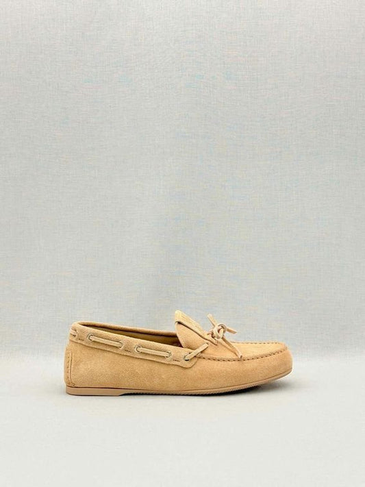 Pre-loved DIOR Miss Dior Street Beige Size EU 37.5 Loafers at Reems Closet