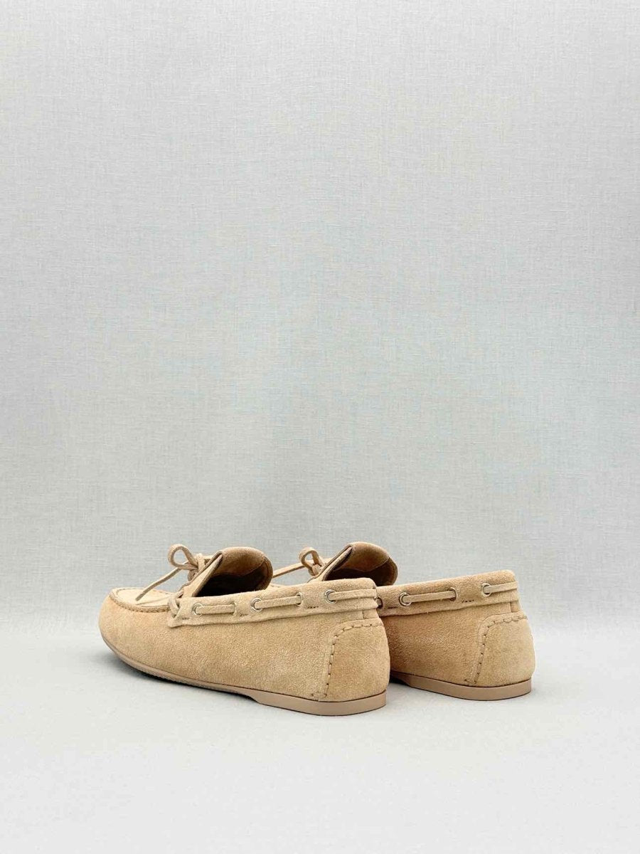 Pre-loved DIOR Miss Dior Street Beige Size EU 37.5 Loafers at Reems Closet