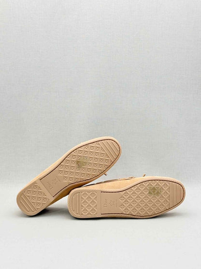Pre-loved DIOR Miss Dior Street Beige Size EU 37.5 Loafers at Reems Closet