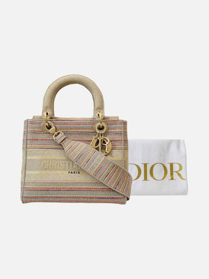 Pre - loved DIOR Multicolor Top Handle at Reems Closet