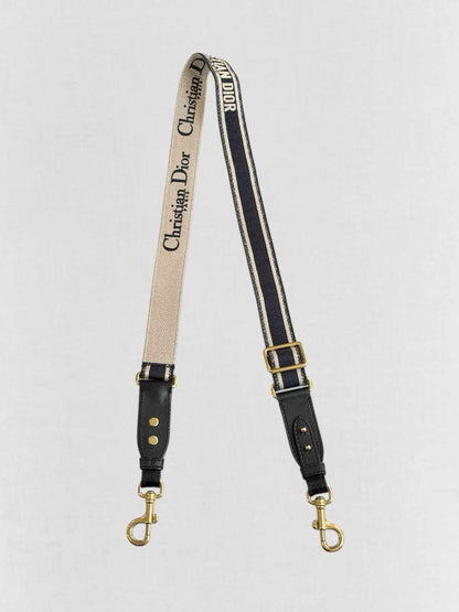 Pre - loved DIOR Navy Blue Oblique Saddle Bag at Reems Closet