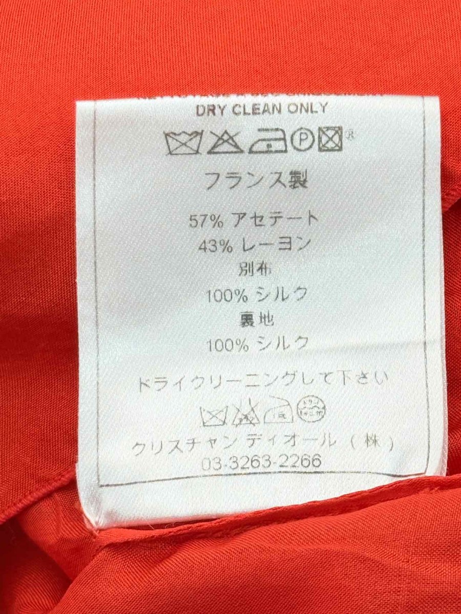 Pre - loved DIOR Orange Size US 8 Knee Length Dress at Reems Closet