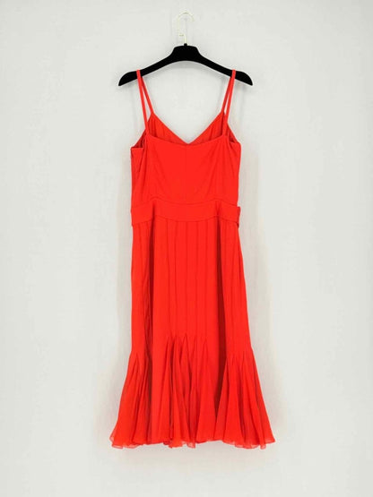Pre - loved DIOR Orange Size US 8 Knee Length Dress at Reems Closet