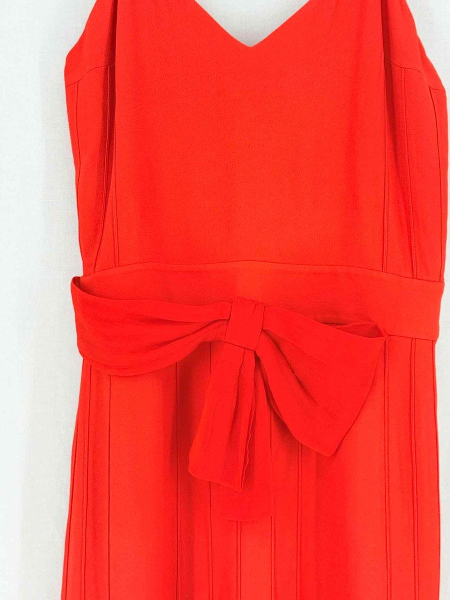 Pre - loved DIOR Orange Size US 8 Knee Length Dress at Reems Closet