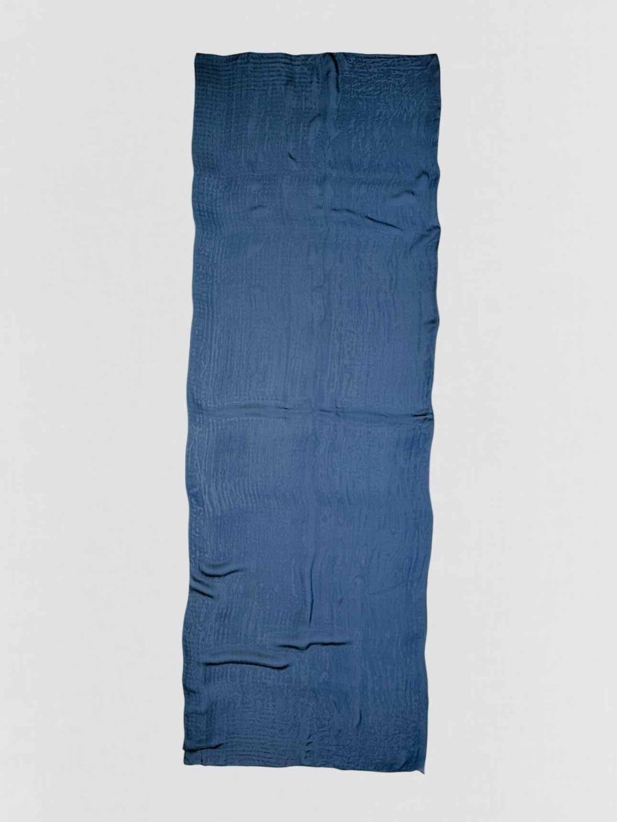 Pre - loved DIOR Royal Blue Scarf at Reems Closet