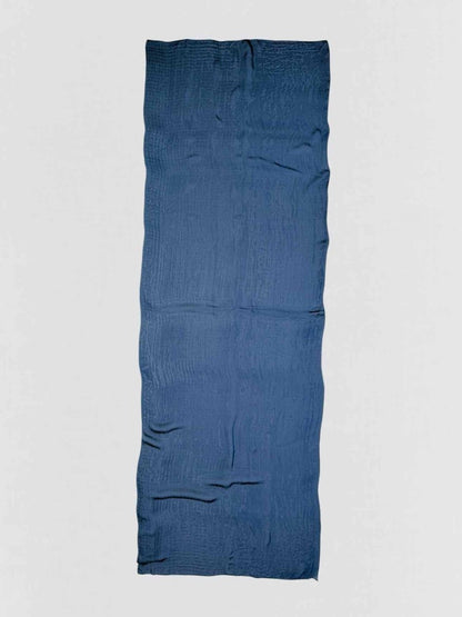 Pre - loved DIOR Royal Blue Scarf at Reems Closet