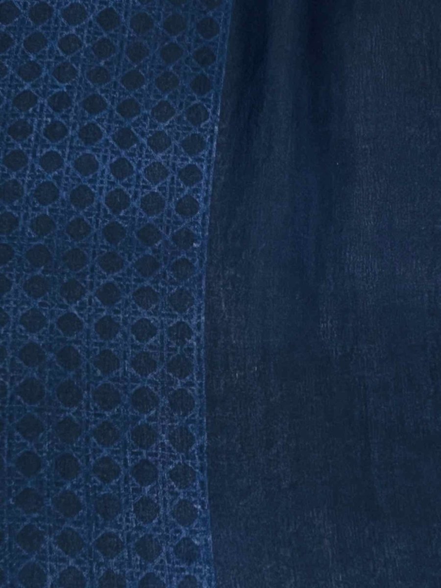 Pre - loved DIOR Royal Blue Scarf at Reems Closet