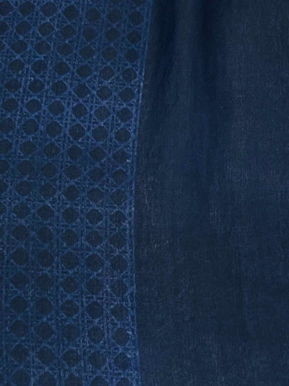 Pre - loved DIOR Royal Blue Scarf at Reems Closet