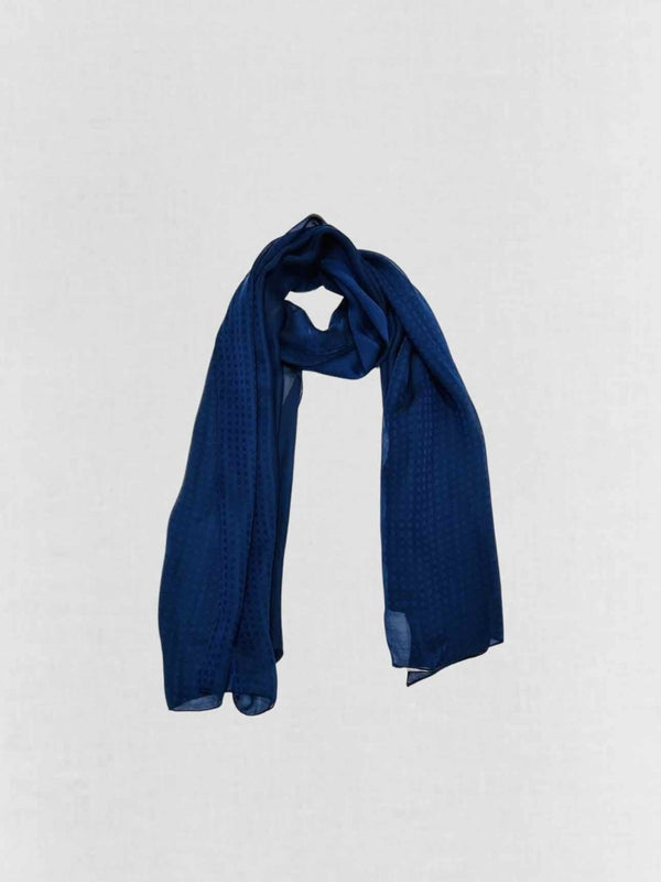 Pre - loved DIOR Royal Blue Scarf at Reems Closet