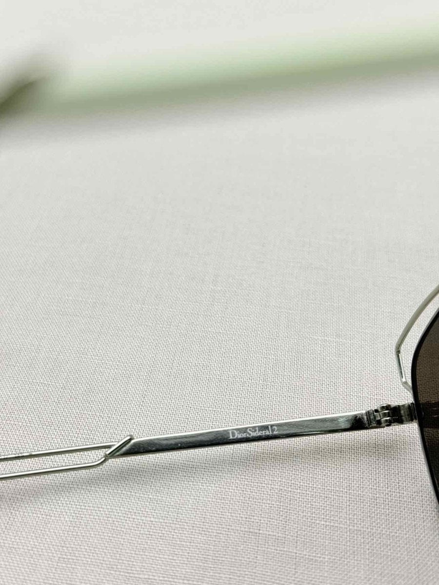Pre-loved DIOR Silver Sunglasses at Reems Closet