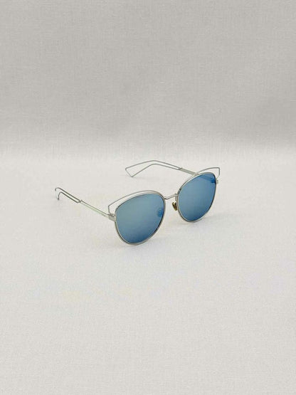 Pre-loved DIOR Silver Sunglasses at Reems Closet