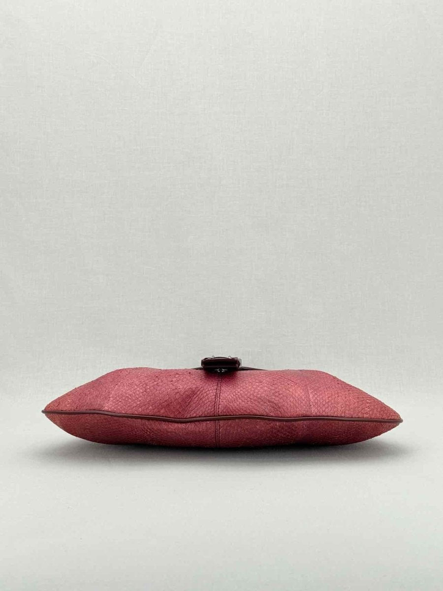 Pre - loved DIOR Vintage Burgundy Shoulder Bag at Reems Closet