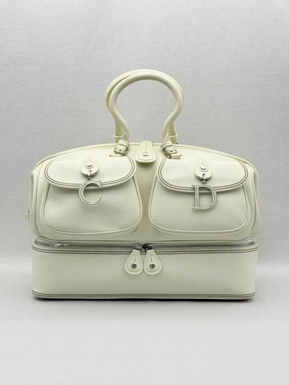 Pre-loved DIOR Vintage Off-white Top Handle at Reems Closet
