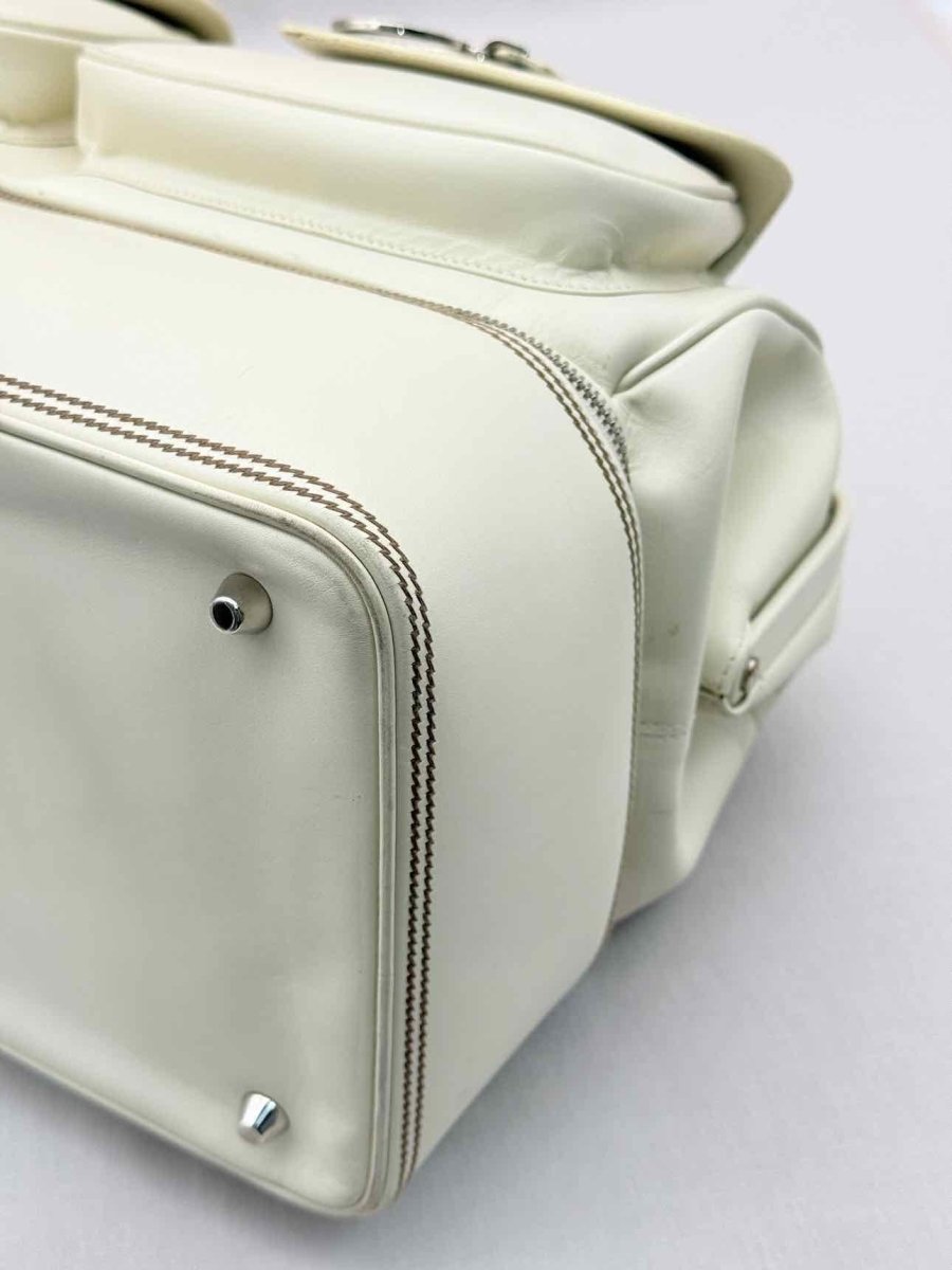 Pre-loved DIOR Vintage Off-white Top Handle at Reems Closet
