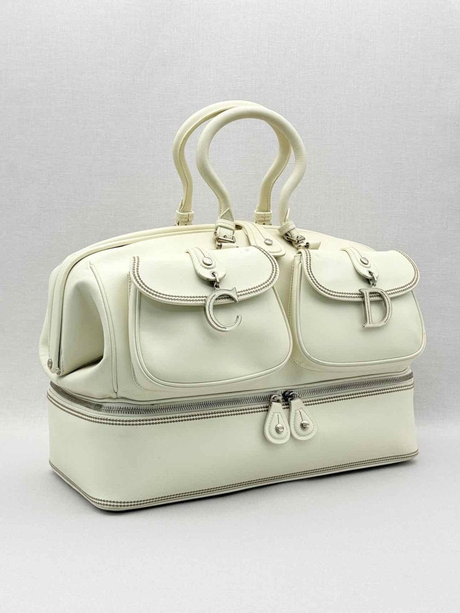Pre-loved DIOR Vintage Off-white Top Handle at Reems Closet