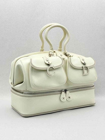 Pre-loved DIOR Vintage Off-white Top Handle at Reems Closet