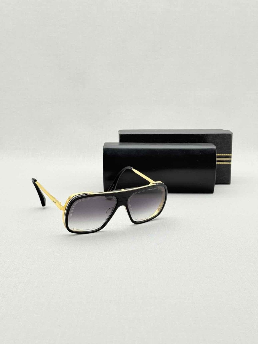 Pre - loved DITA Black Sunglasses at Reems Closet